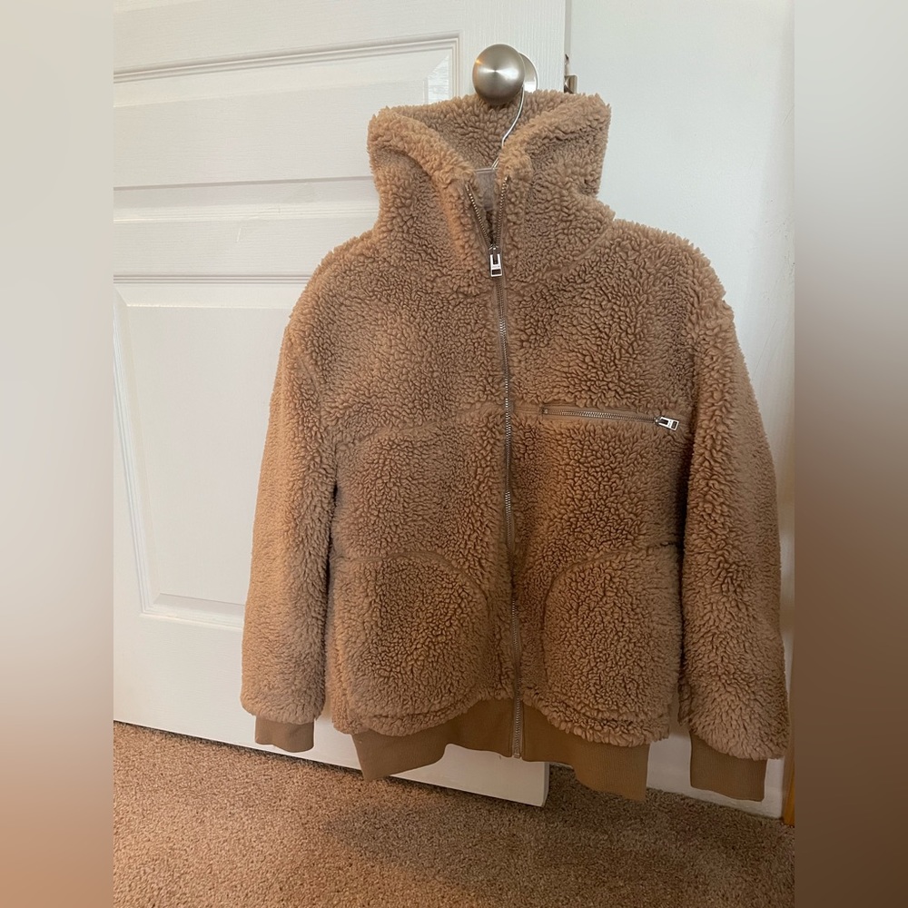 Aritzia Wilfred free teddy jacket